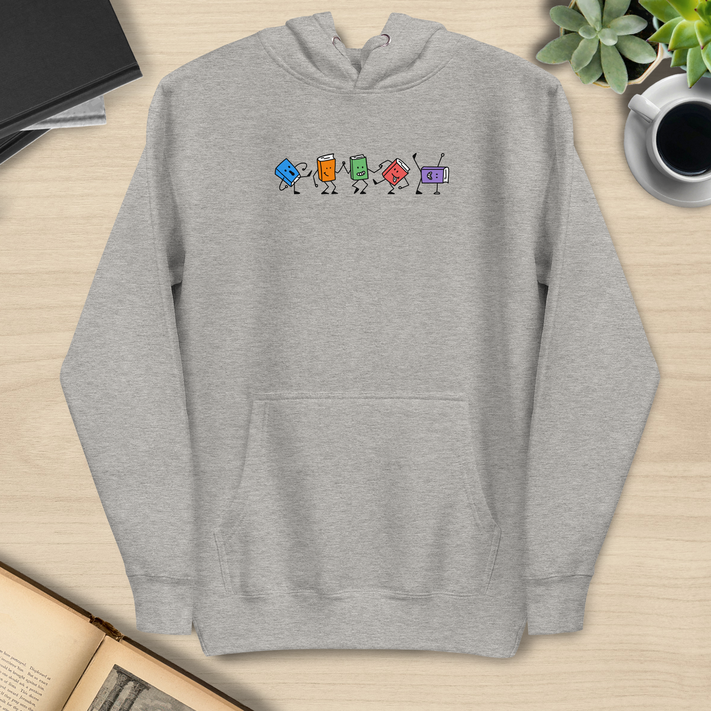 Dancing Books Hoodie
