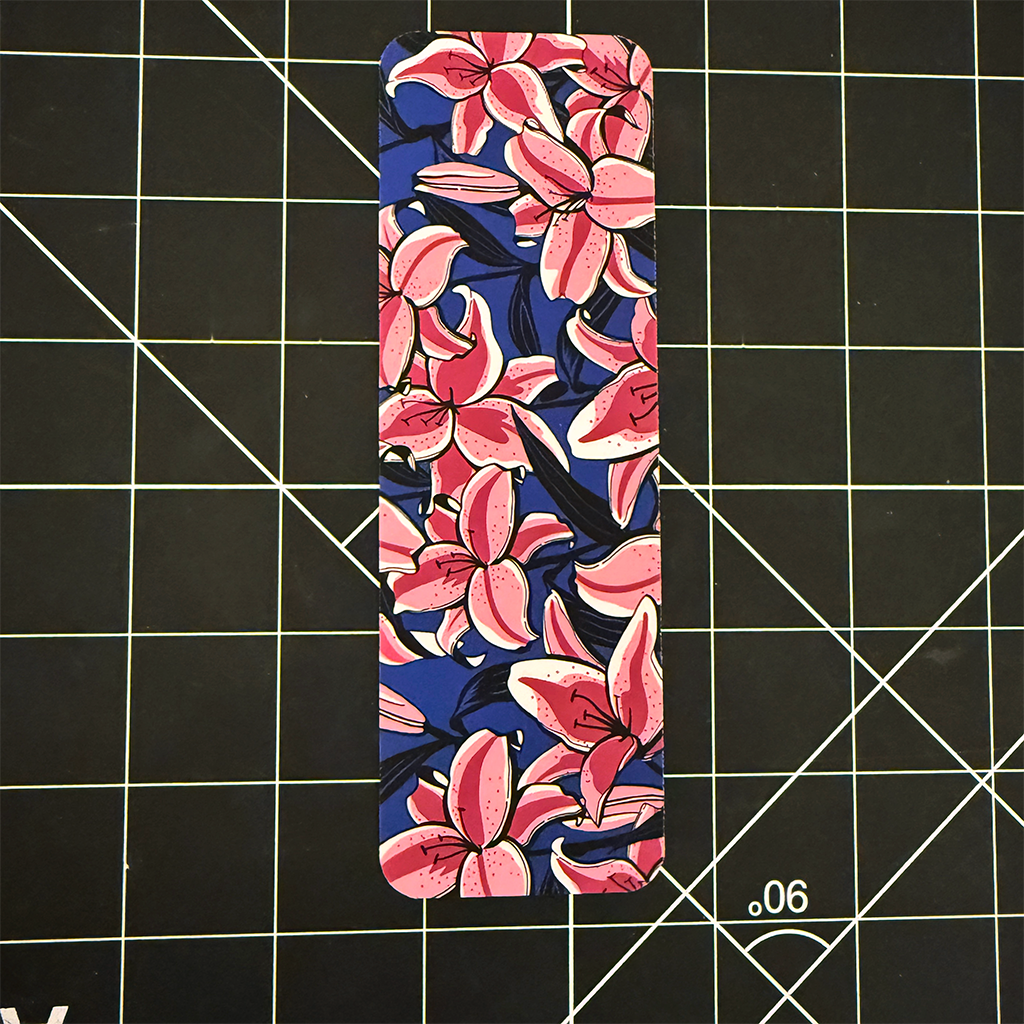 Lilies Bookmark 6" X 2"