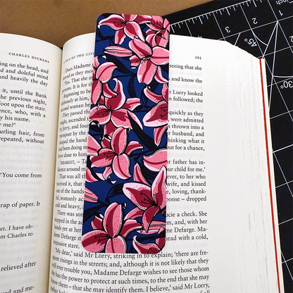 Lilies Bookmark 6" X 2"