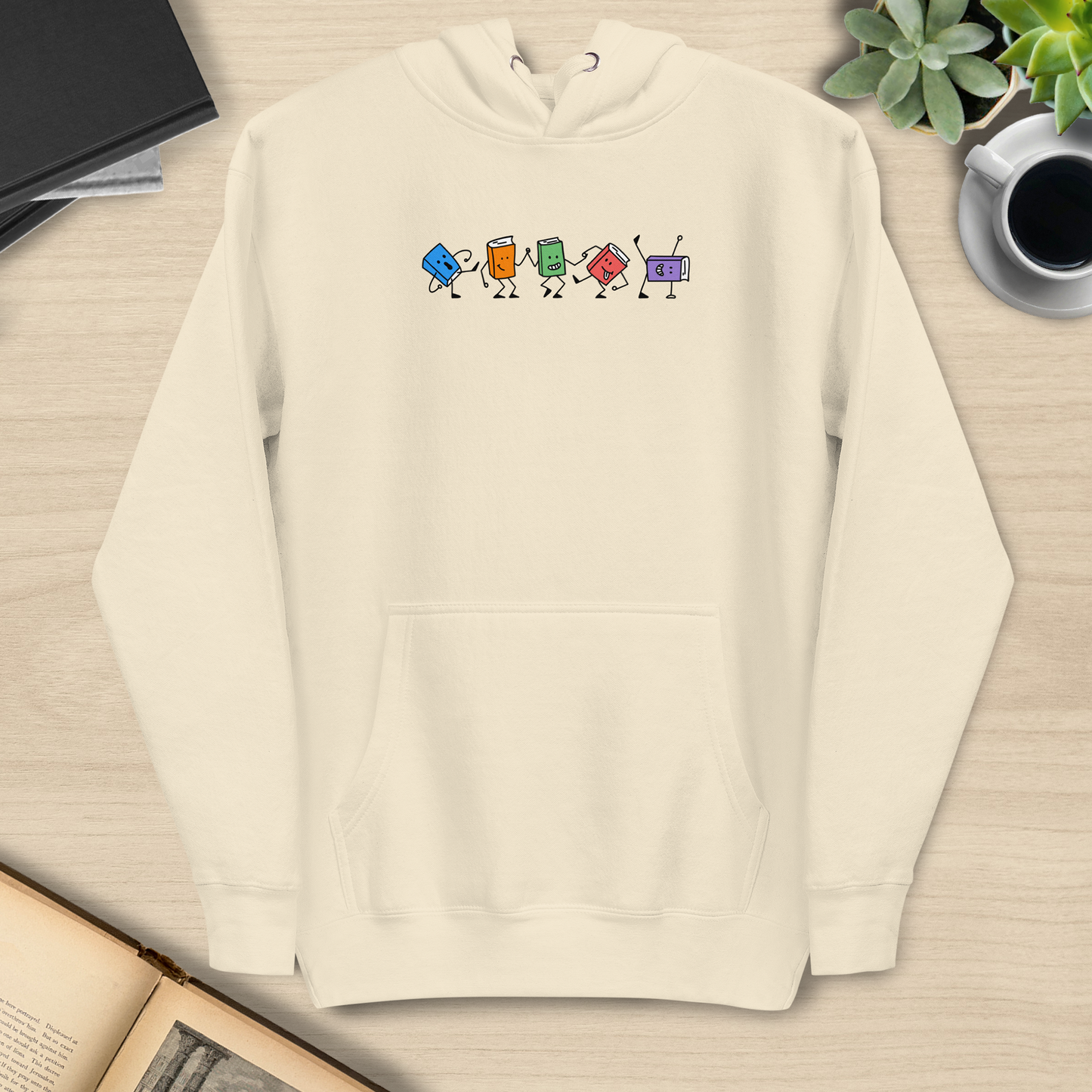 Dancing Books Hoodie