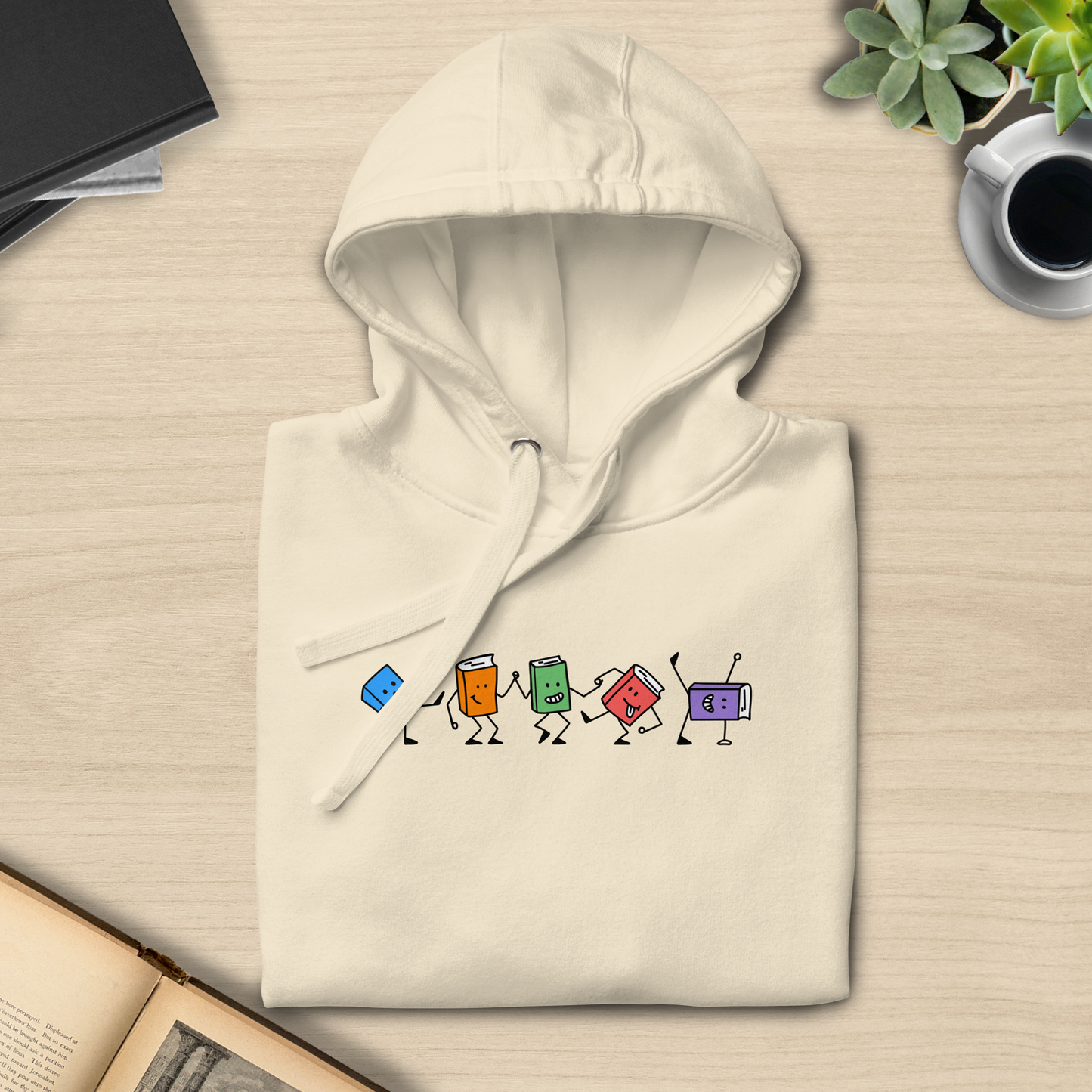 Dancing Books Hoodie