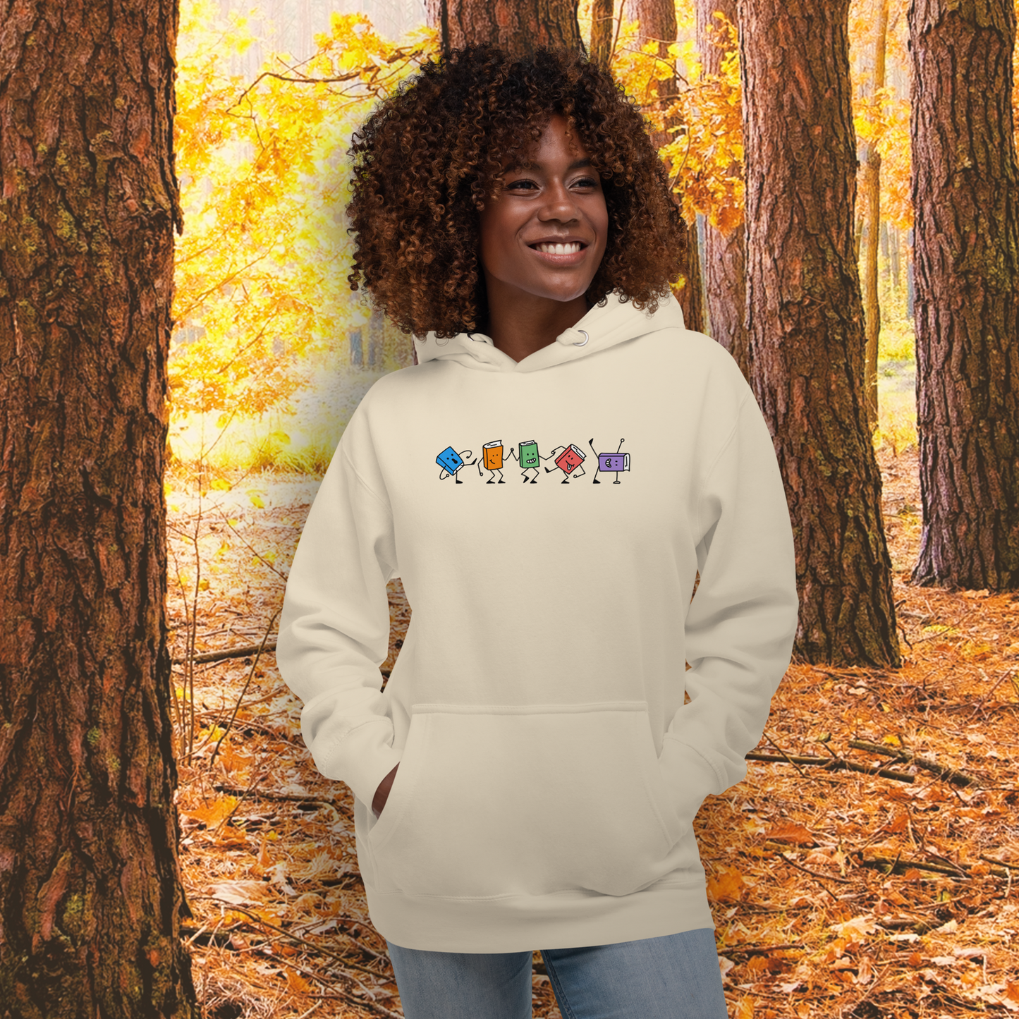 Dancing Books Hoodie