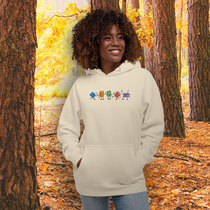 Dancing Books Hoodie