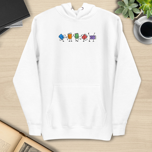 Dancing Books Hoodie