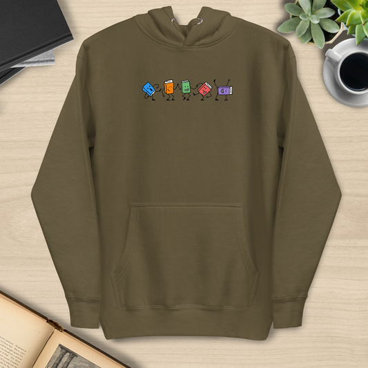 Dancing Books Hoodie