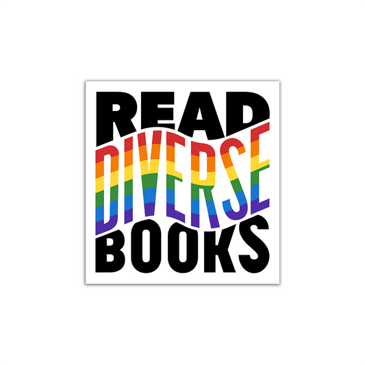 Read Diverse Books Vinyl Sticker Waterproof 2.87" X 3"