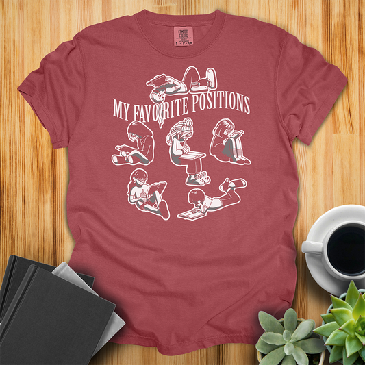 My Favorite Positions T-Shirt - Dark Version